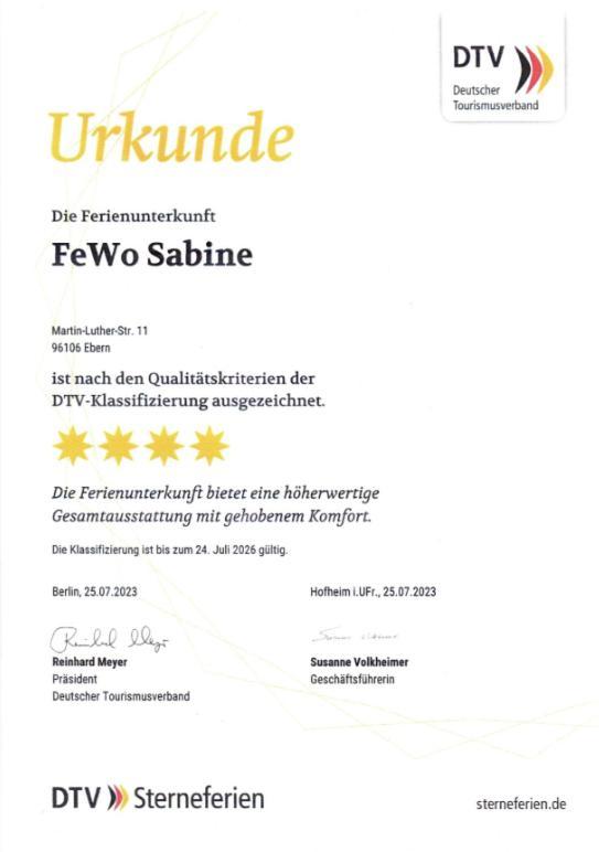 Fewo Sabine Ebern 外观 照片